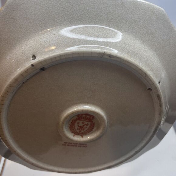 WL 1895 (Wong Lee) Decorative Medallion Wall Plate Crazing Designs Hand painted - Picture 6 of 8